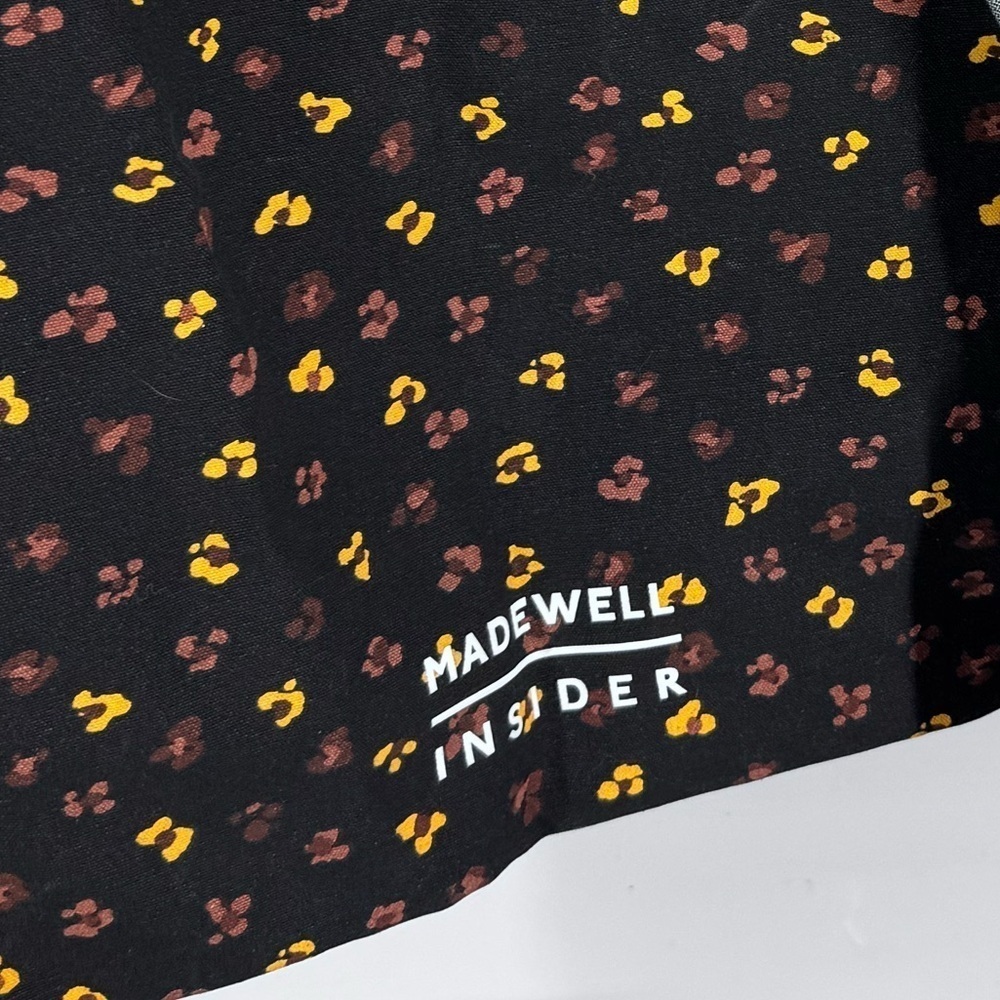 2 sturdy canvas reusable tote bags. Madewell floral and AG - Picture 2 of 3